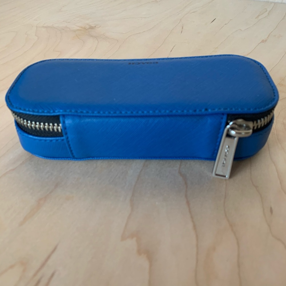 COACH 👓 LEATHER GLASSES CASE & RING KEY CASE SET - Picture 5 of 16